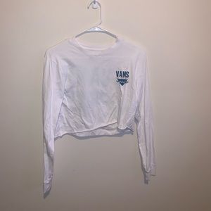 Cropped long sleeve shirt